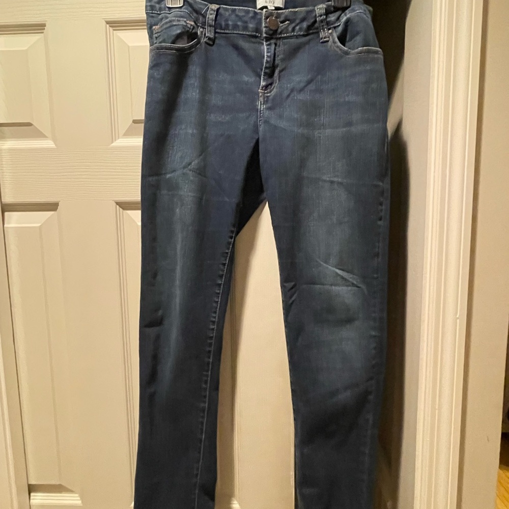 Dark navy jeans- capri cut, Crown & Ivy